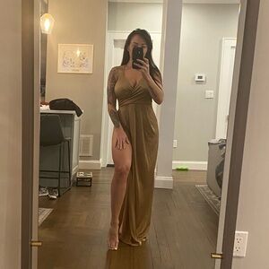 GOLD DRESS